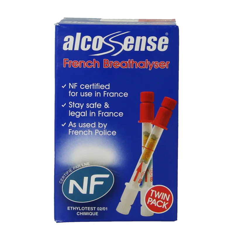 Alcosense Alcoholtester wegwerp NF gekeurd 2 Stuks