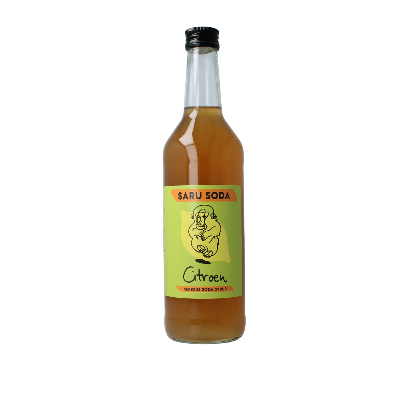 Saru Soda Siroop citroen bio demeter 500 Milliliter