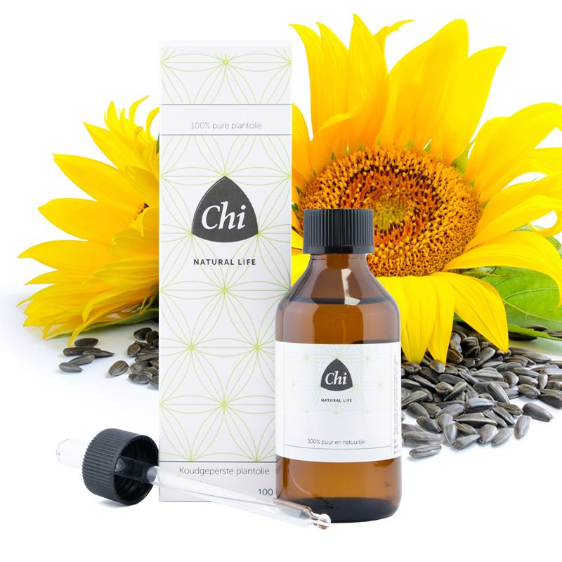 Chi Zonnebloempit olie eko bio 100.00 Milliliter