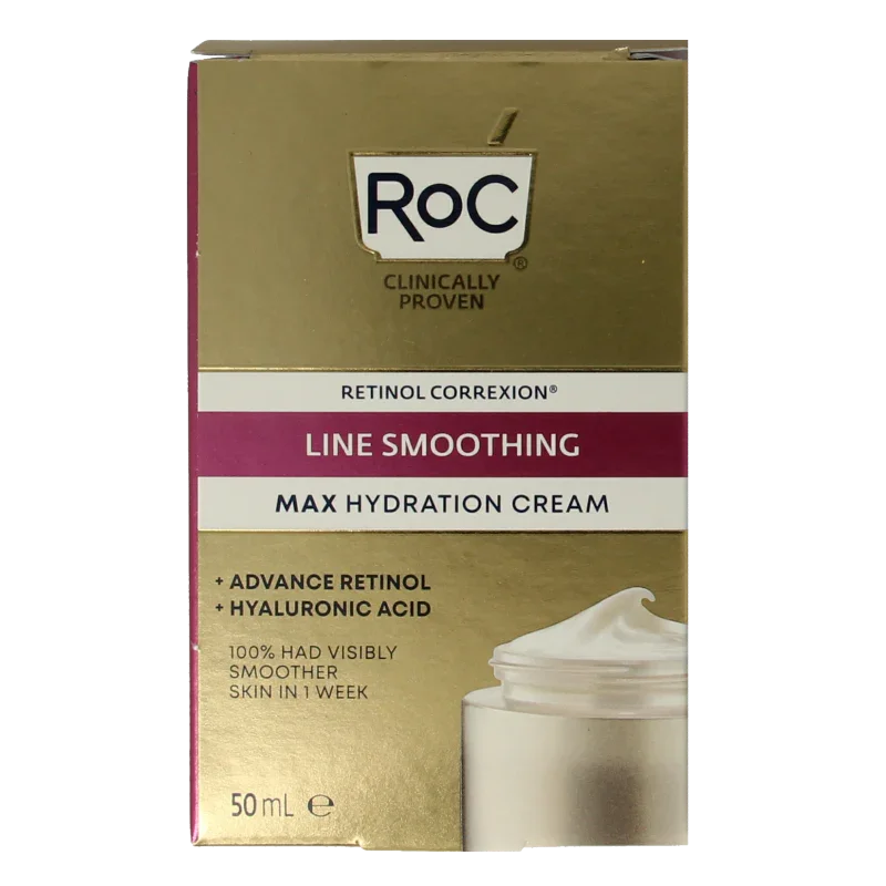 ROC Retinol correxion line smoothing max hydration 50 Milliliter