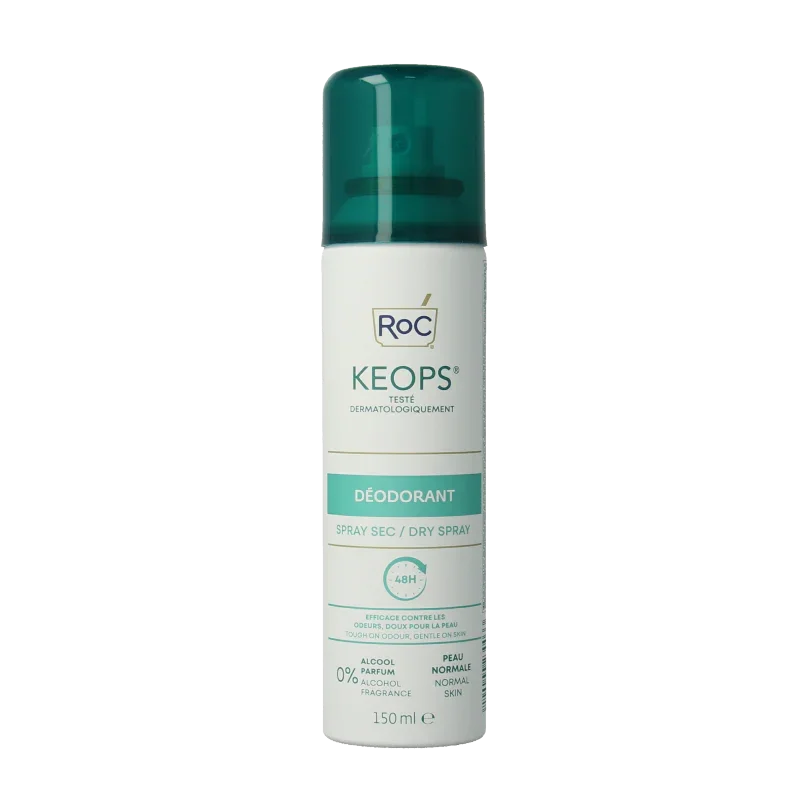 ROC Keops deodorant spray dry 150 Milliliter