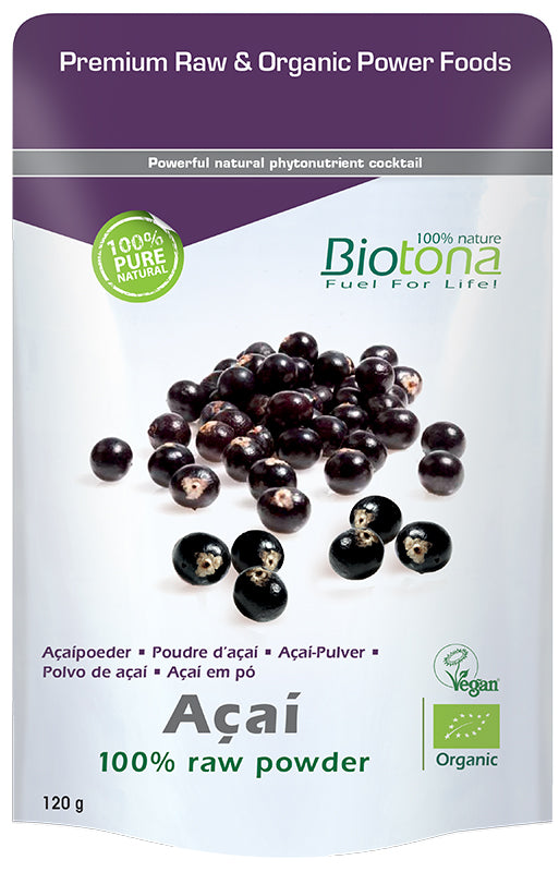 Biotona Biotona Açai raw 120 gr BIO 120.00 Gram