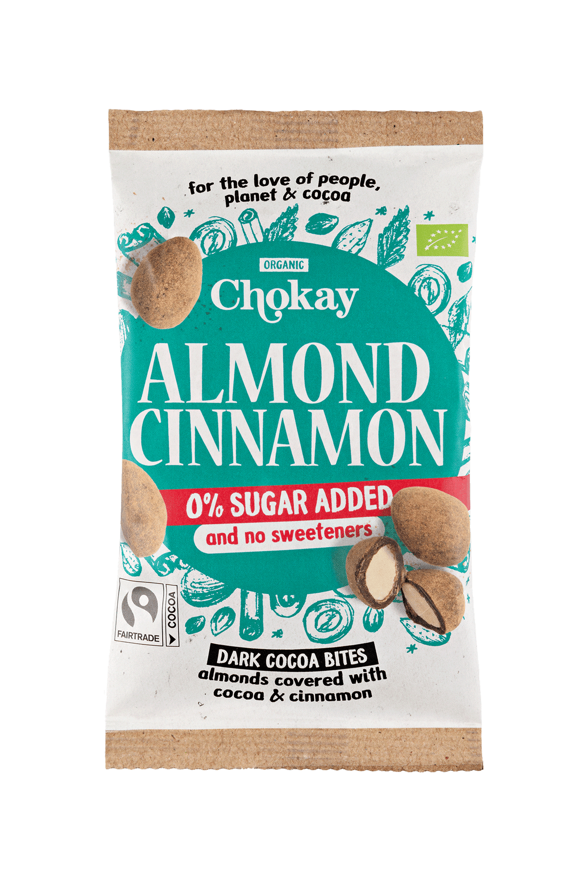 Chokay BIO Bite Dark Almond Cinnamon 85.00 Gram