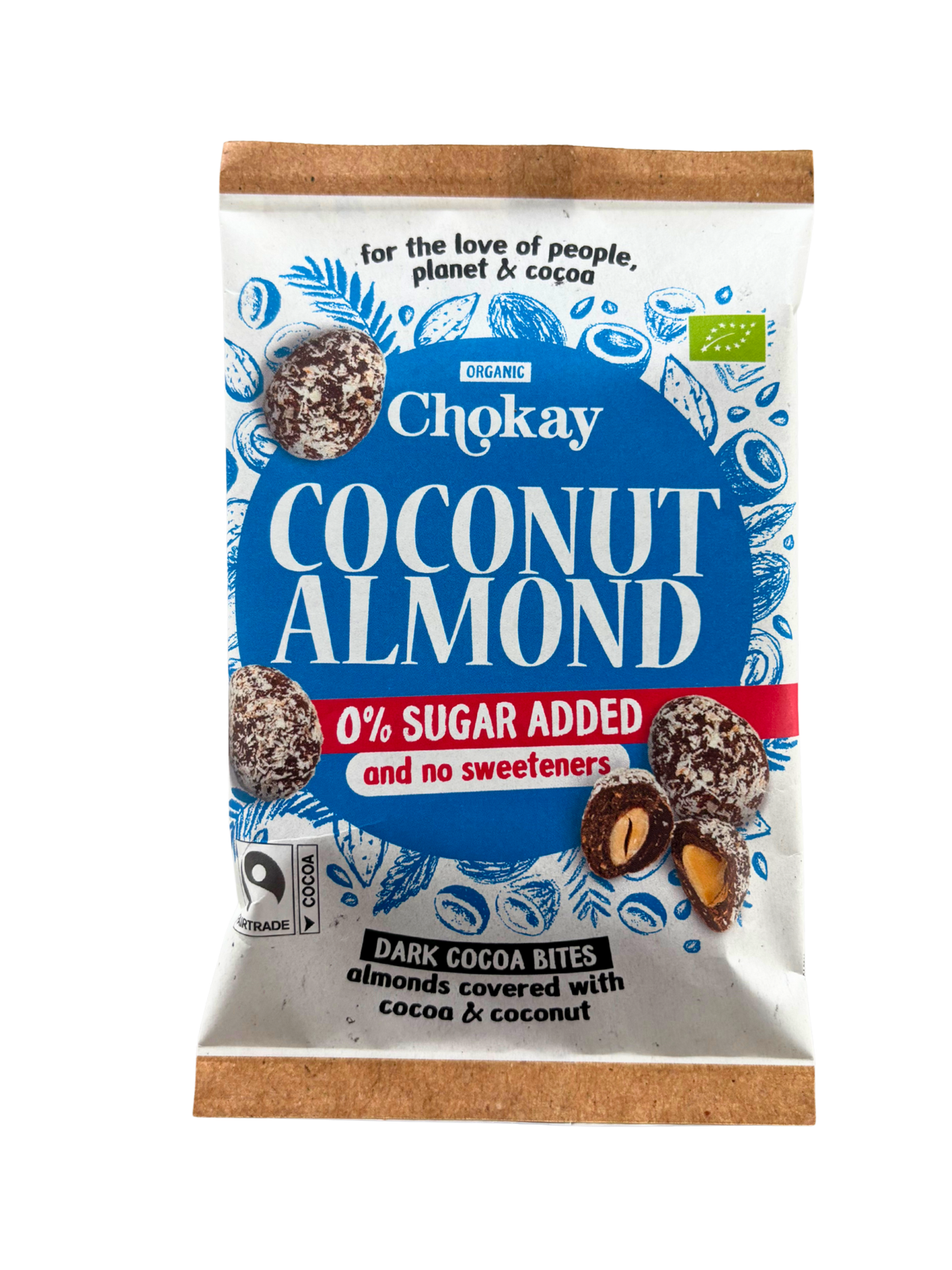 Chokay BIO Bite Dark Coconut Almond 85.00 Gram
