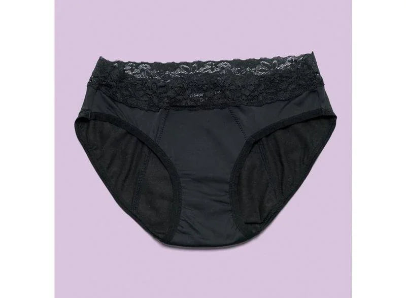 Cheeky Wipes Menstruatie ondergoed Feeling Pretty zw maat 36-38 1 Stuks