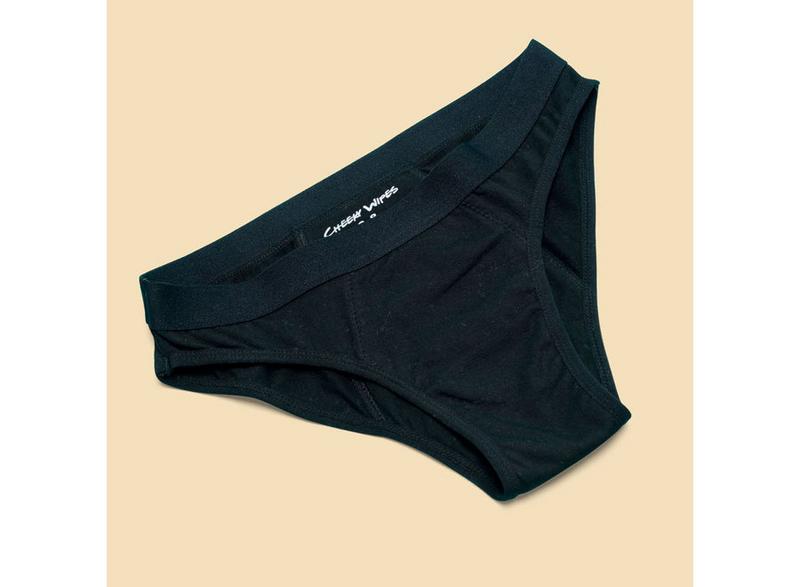Cheeky Wipes Menstruatie ondergoed Feeling Sporty zw maat 40-42 1.00 Stuks