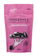 Food2Smile Liquoricious suikervrij lactosevrij 90.00 Gram