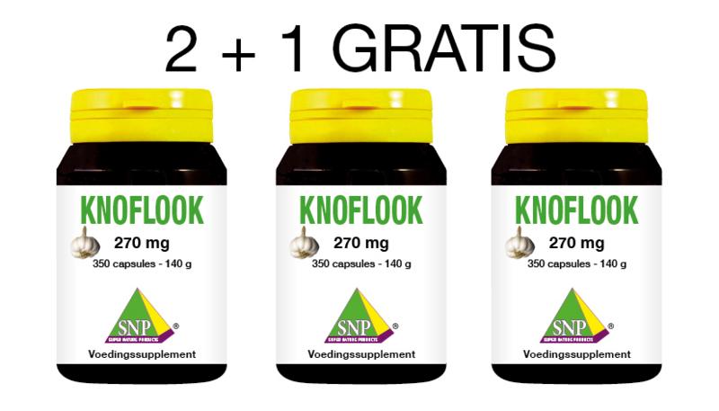 SNP Knoflook 2 + 1 gratis 1050 Capsules