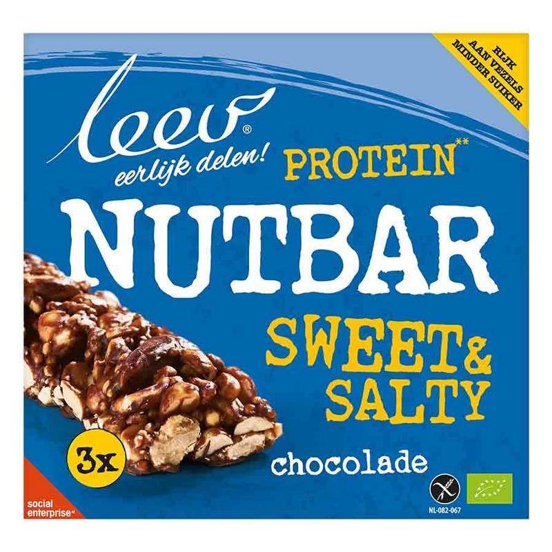 Leev Bio notenreep proteine chocolade 120 Gram