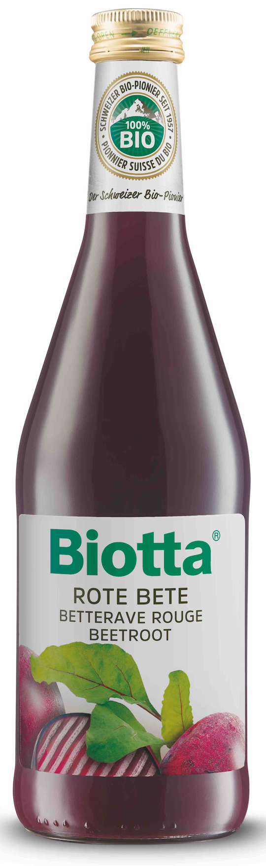 Biotta Rode bietensap bio 500.00 Milliliter