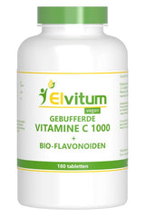 Elvitum Gebufferde vitamine C 1000mg 180 Tabletten