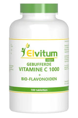 Elvitum Gebufferde vitamine C 1000mg 180 Tabletten
