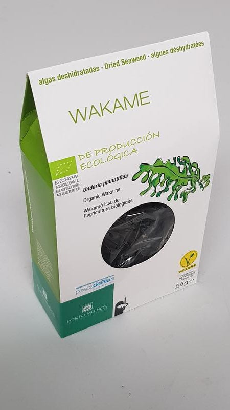 Porto-Muinos Wakame vlokken bio 25.00 Gram