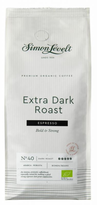 Simon Levelt Espresso extra dark roast bonen bio 1 Kilogram