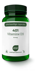 AOV 401 Vitamine D3 10mcg 60 Vegetarische capsules