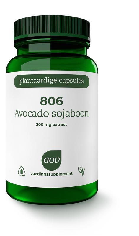 AOV 806 Avocado sojabonen extract 60.00 Vegetarische capsules