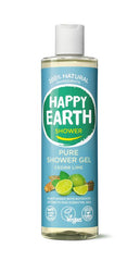 Happy Earth Pure showergel cedar lime 300 Milliliter