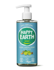 Happy Earth Pure hand soap cedar lime 300 Milliliter