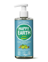 Happy Earth Pure hand soap cedar lime 300 Milliliter
