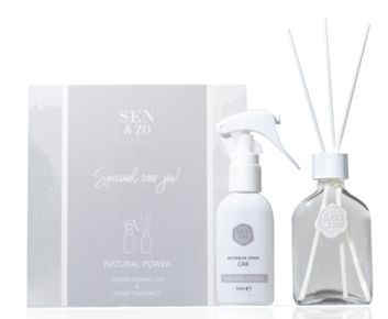 Sen&zo Cadeauset nat power homefragrance & carspray 1 Set