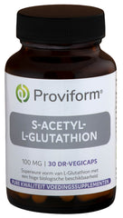 Proviform S-Acetyl-L-Glutathion 100mg 30.00 Vegetarische capsules
