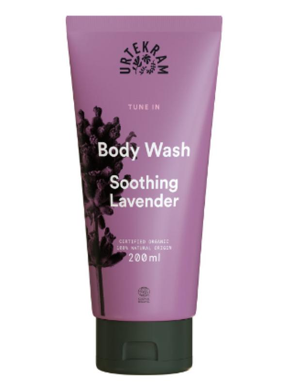 Urtekram Tune in soothing lavender bodywash 200 Milliliter