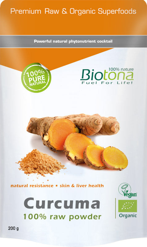 Biotona Curcuma raw powder bio 200 Gram