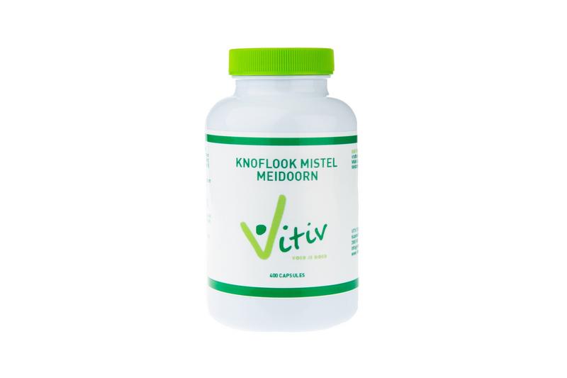 Vitiv Knoflook mistel meidoorn 400 Capsules
