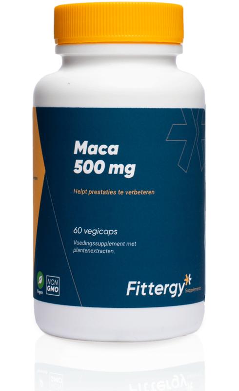 Fittergy Maca 500mg 60 Vegetarische capsules