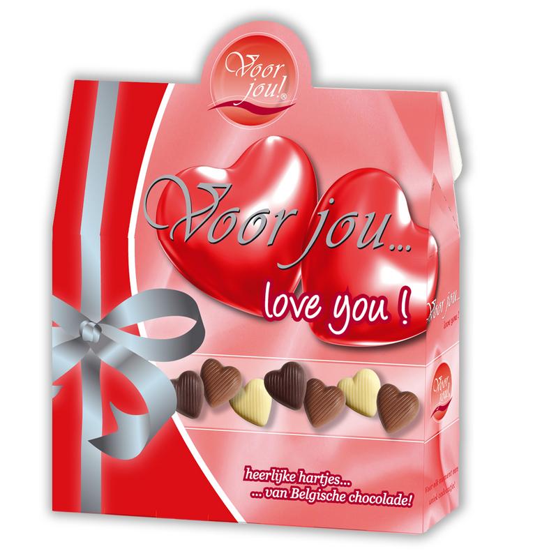 Voor Jou! Cadeaudoosje love you 100 Gram