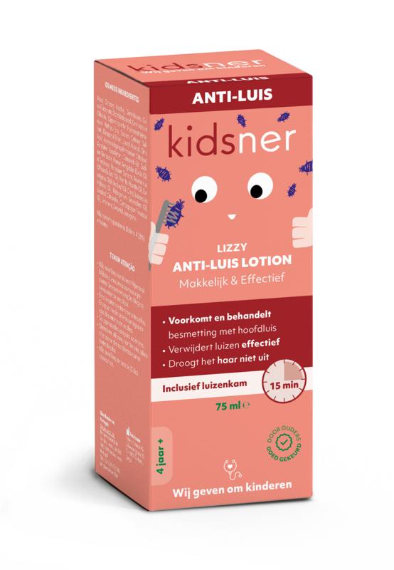 Kidsner Anti luis lotion 75ml + luizenkam 1 Set