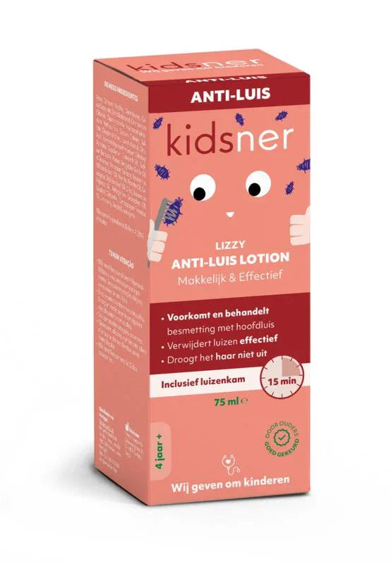 Kidsner Anti luis lotion 75ml + luizenkam 1 Set