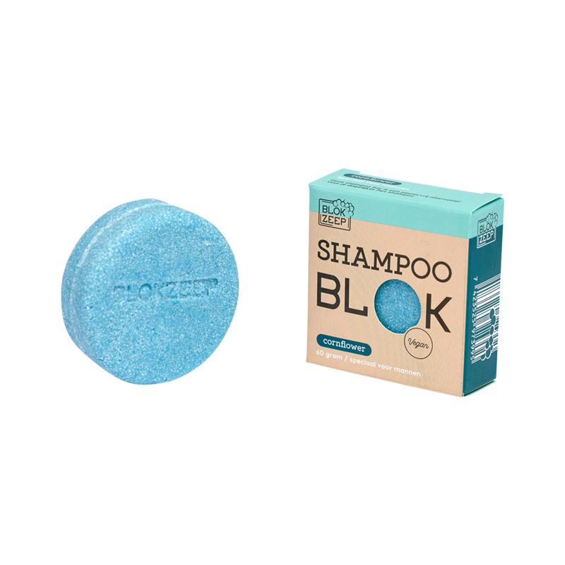 Blokzeep Shampoo bar cornflower 60 Gram