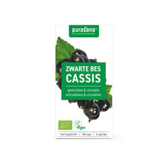 Purasana Zwarte bes vegan bio 100 Vegetarische capsules