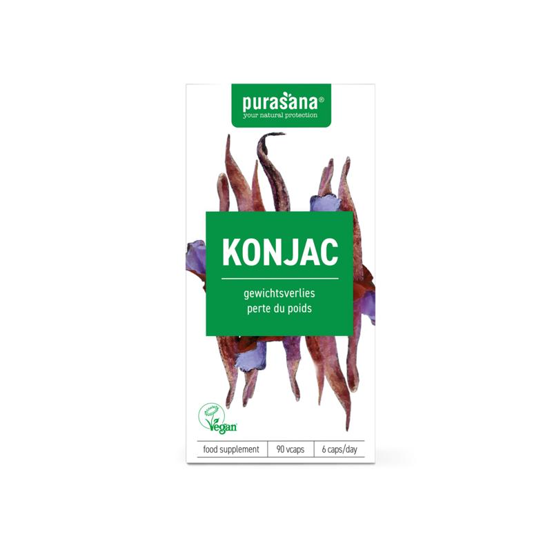 Purasana Konjac vegan 90.00 Vegetarische capsules