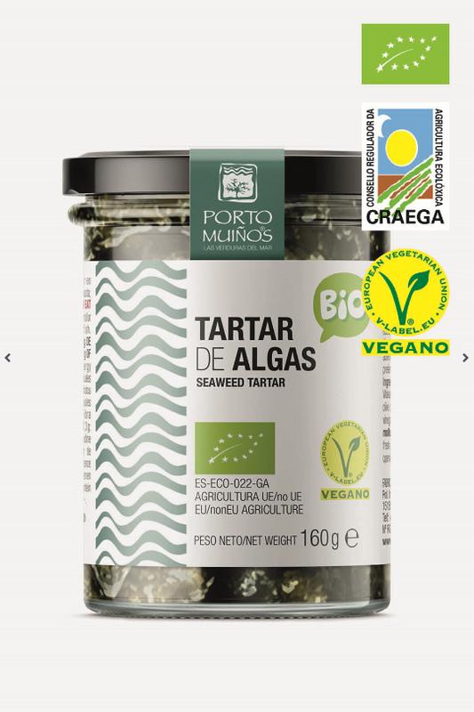 Porto-Muinos Zeewier spread bio 160 Gram