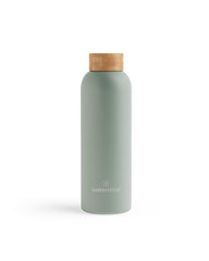 Waterdrop Roestvrijstalen drinkfles pastel olive matt 600ml 1 Stuks