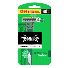Wilkinson Quattro sensitive 3 + 1 4 Stuks