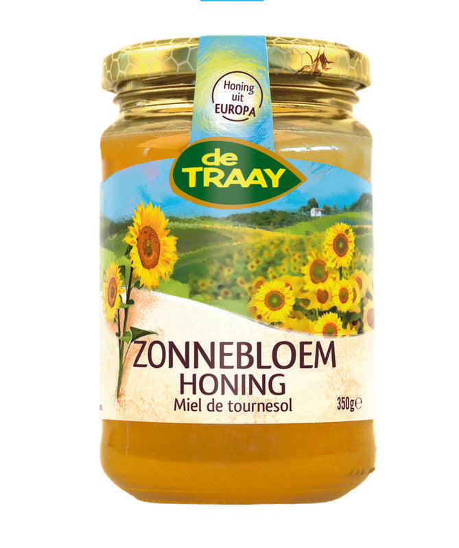 de Traay Zonnebloem honing 350.00 Gram