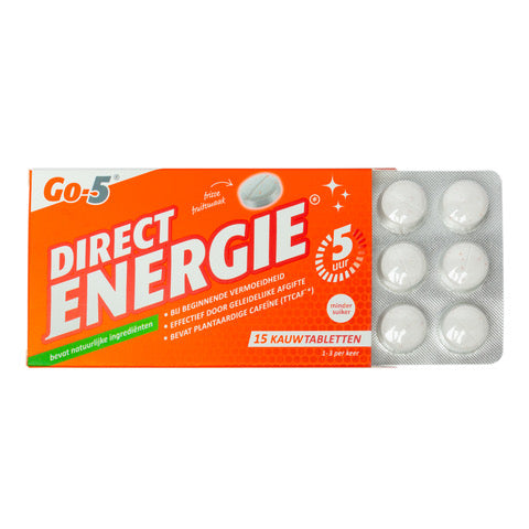 Go-5 Direct energy 15.00 Kauwtabletten