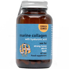 Cornish Seaweed Marine collageen, hyaluronzuur & kelp 60 Capsules