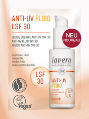 Lavera Anti UV fluid SPF30 sample 1.00 Stuks
