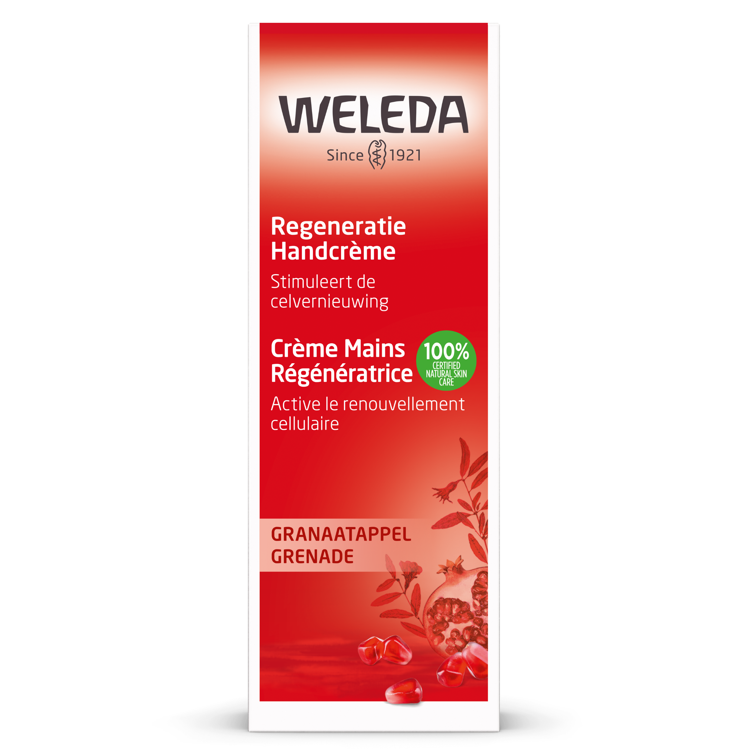Weleda Granaatappel regenererende handcreme 50.00 Milliliter