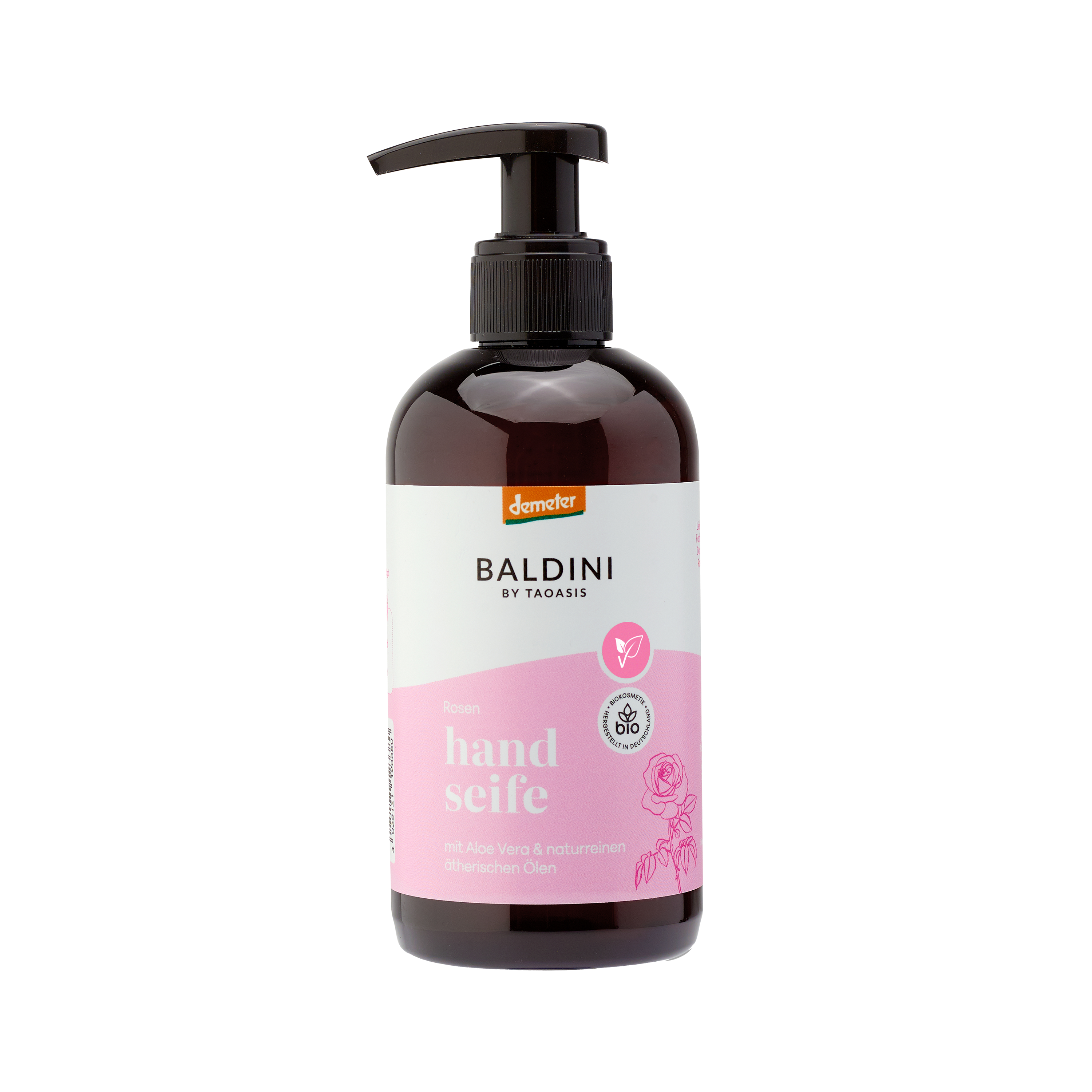 Baldini Handzeep rose bio demeter 250.00 Milliliter