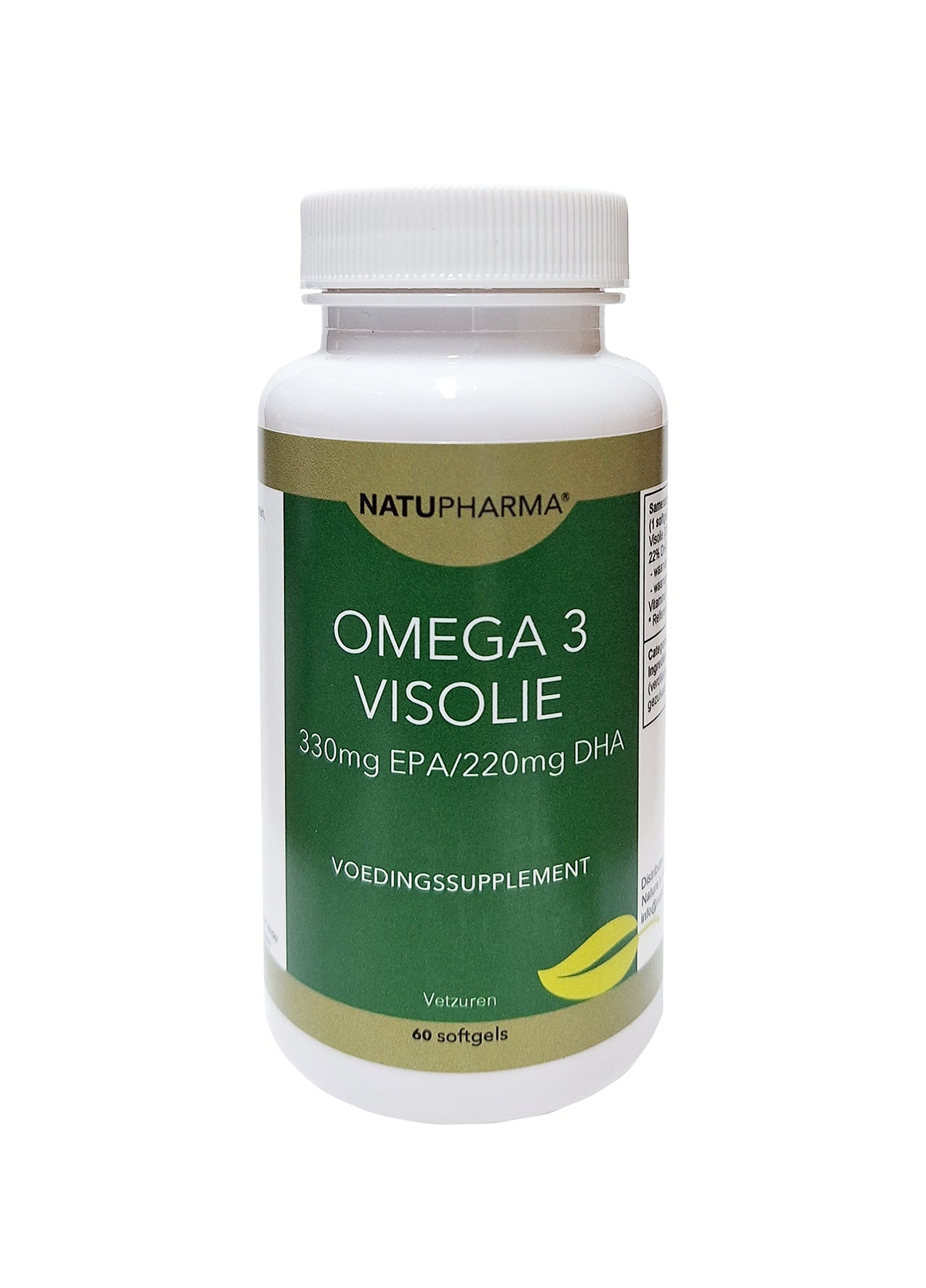 Natupharma Omega 3 visolie 60.00 Softgels