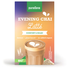 Purasana Instant evening chai latte 6x10g bio 60.00 Gram