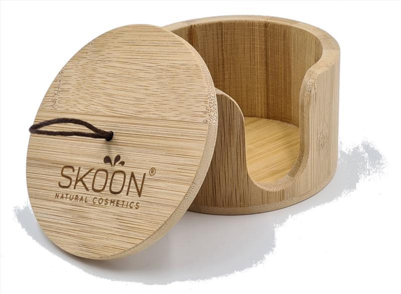 Skoon Face pad holder bamboo 1 Stuks