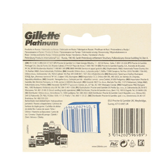 Gillette Platinum scheermesjes 5 Stuks