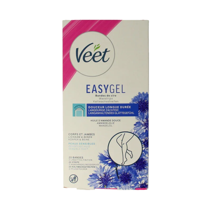 Veet Koude waxstrips gevoelige huid 20 Stuks