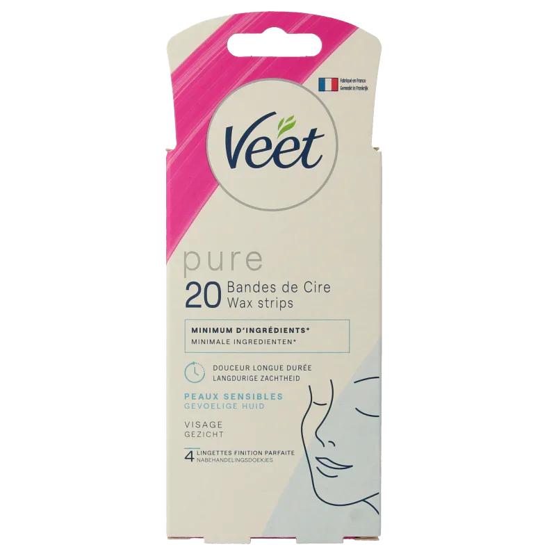 Veet Minima waxstrip gezicht 20 Stuks